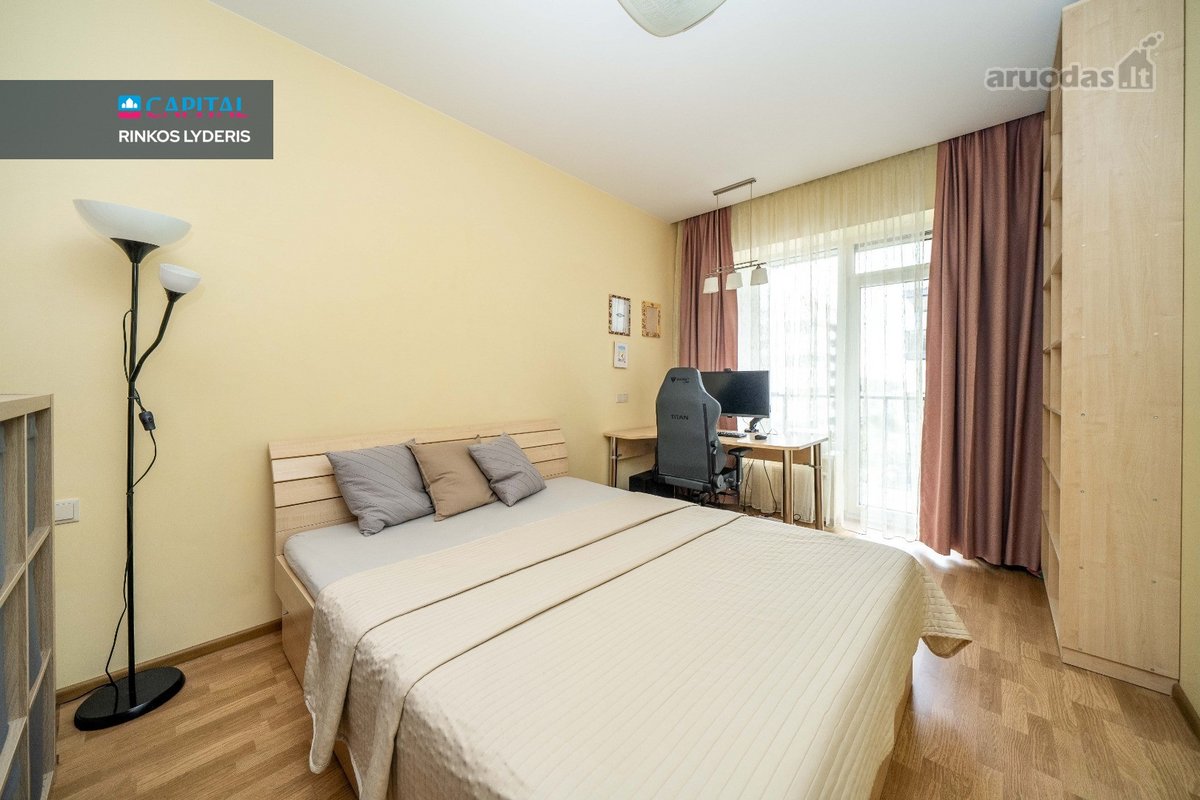 Nuomojamas Erdvus Ir Šviesus 3 Kambarių Butas - nuotraukos Nr. 11