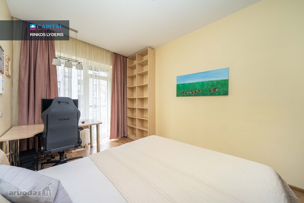 Nuomojamas Erdvus Ir Šviesus 3 Kambarių Butas - nuotraukos Nr. 16