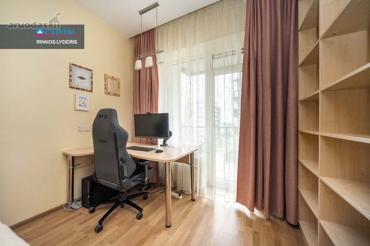 Nuomojamas Erdvus Ir Šviesus 3 Kambarių Butas - nuotraukos Nr. 17