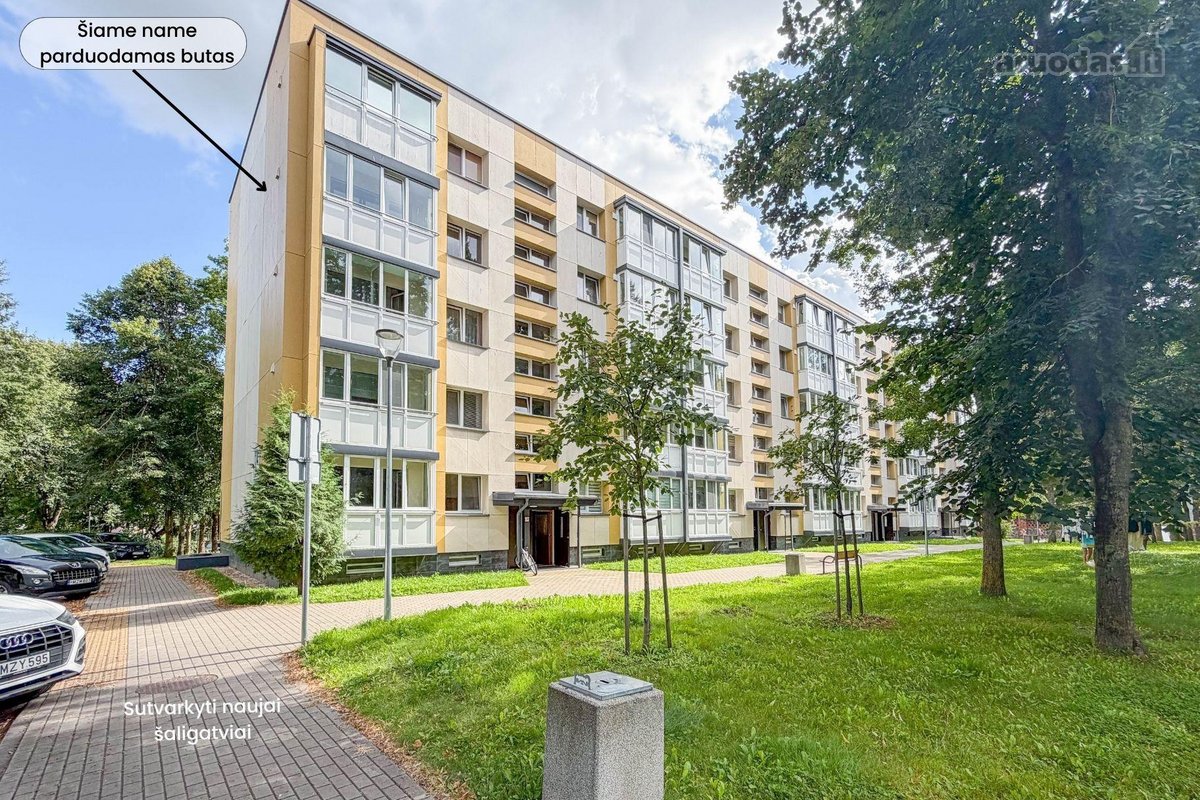 Parduodamas erdvus ir šviesus 3 kambarių - nuotraukos Nr. 3