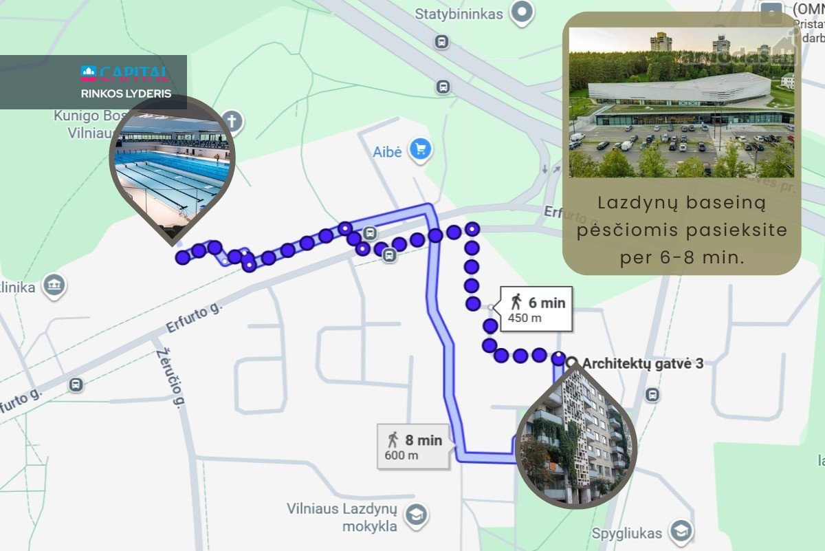 Parduodamas erdvus 4 kambarių butas Vilniuje, - nuotraukos Nr. 21