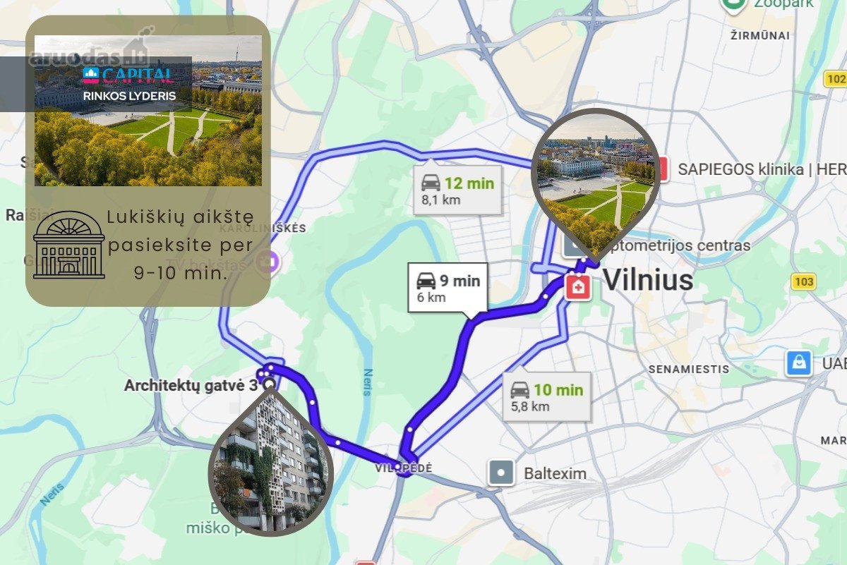 Parduodamas erdvus 4 kambarių butas Vilniuje, - nuotraukos Nr. 22