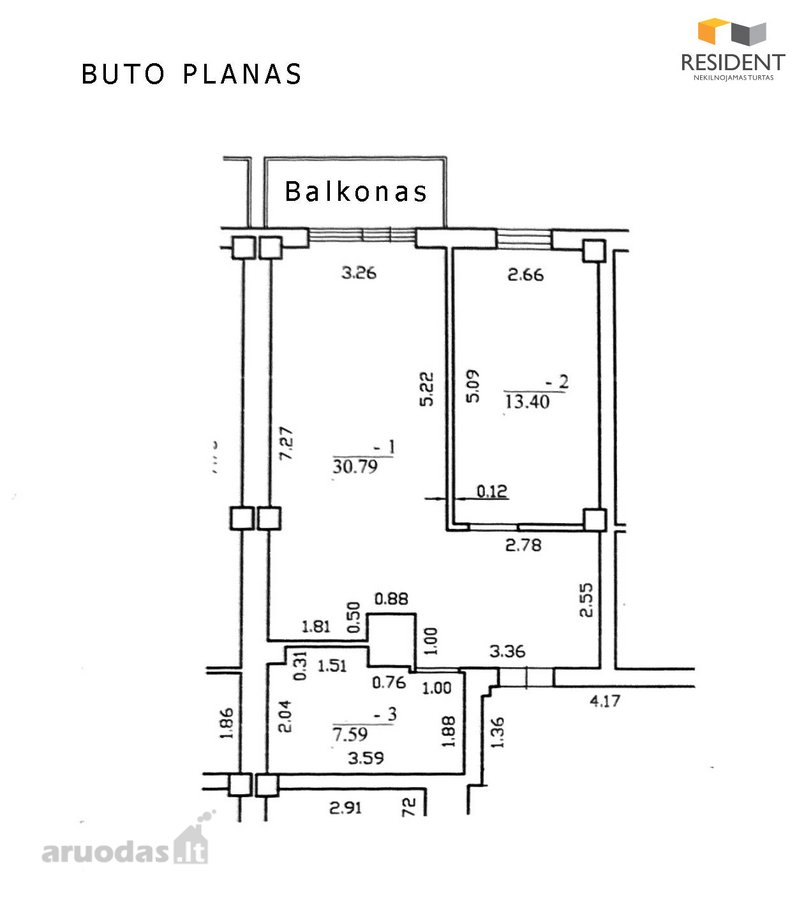 Parduodamas Jaukus Ir Tvarkingas 2 Kambarių - nuotraukos Nr. 19