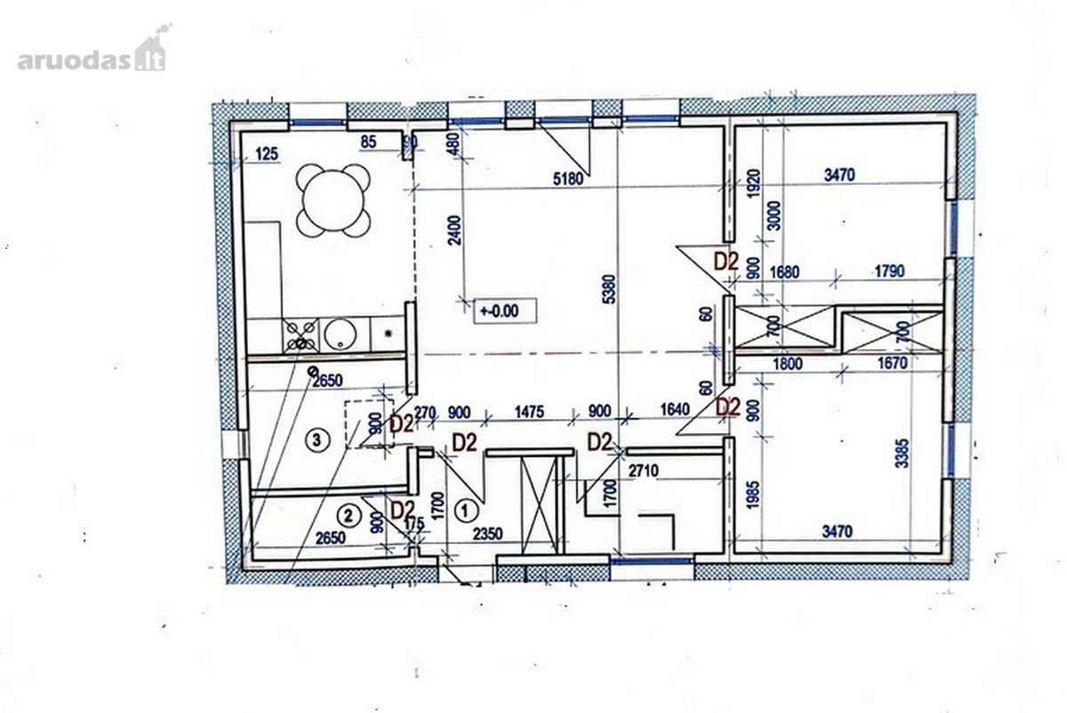 Parduodamas Naujai Statomas 79,84 Kv.m - nuotraukos Nr. 26