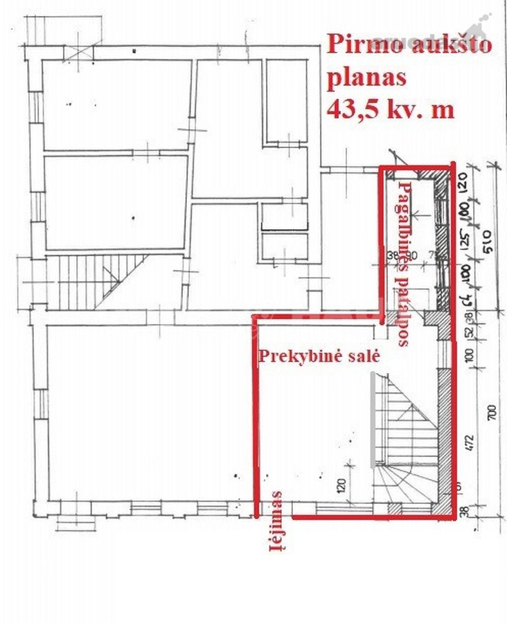 Parduodamos komercinės patalpos miesto centre - nuotraukos Nr. 17