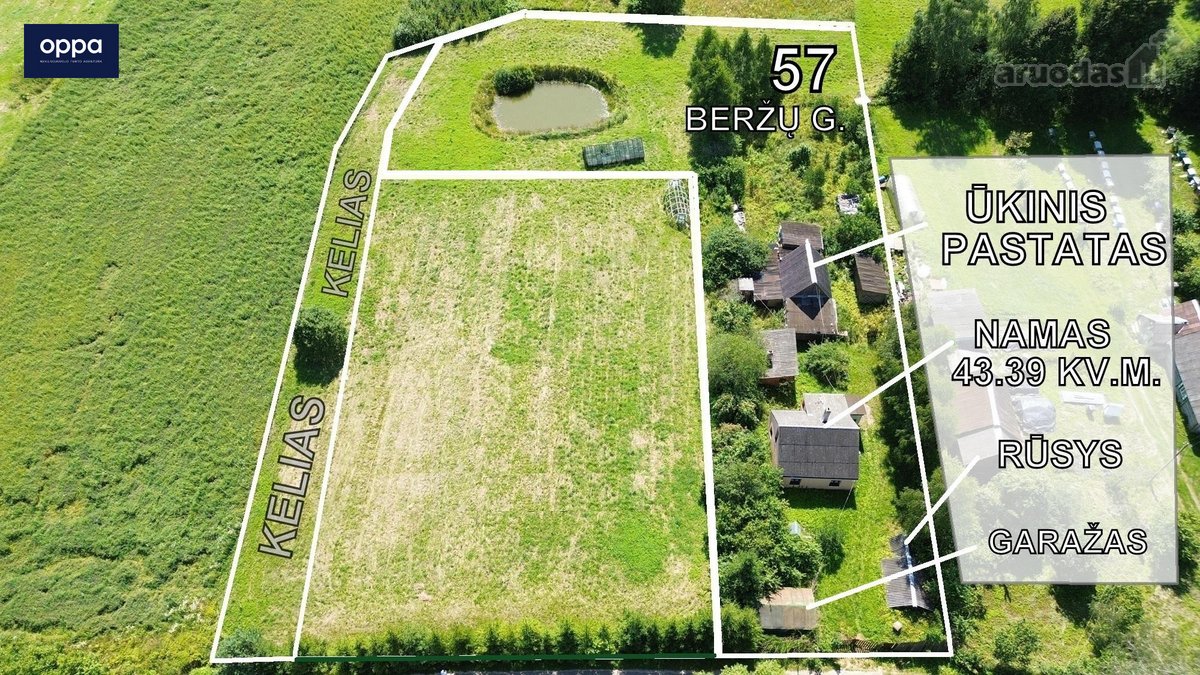 Parduodamas Erdvus 36 Arų Sklypas Su - nuotraukos Nr. 2