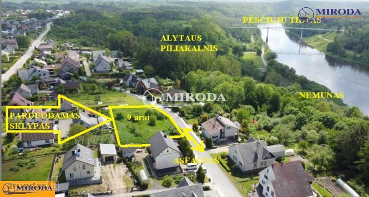 Parduodamas 9 a. namų valdos sklypas Saulės g - nuotraukos Nr. 2