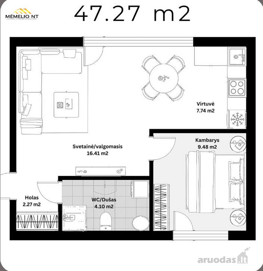 Prestižiniame „Žaliojo slėnio“ komplekse - nuotraukos Nr. 7