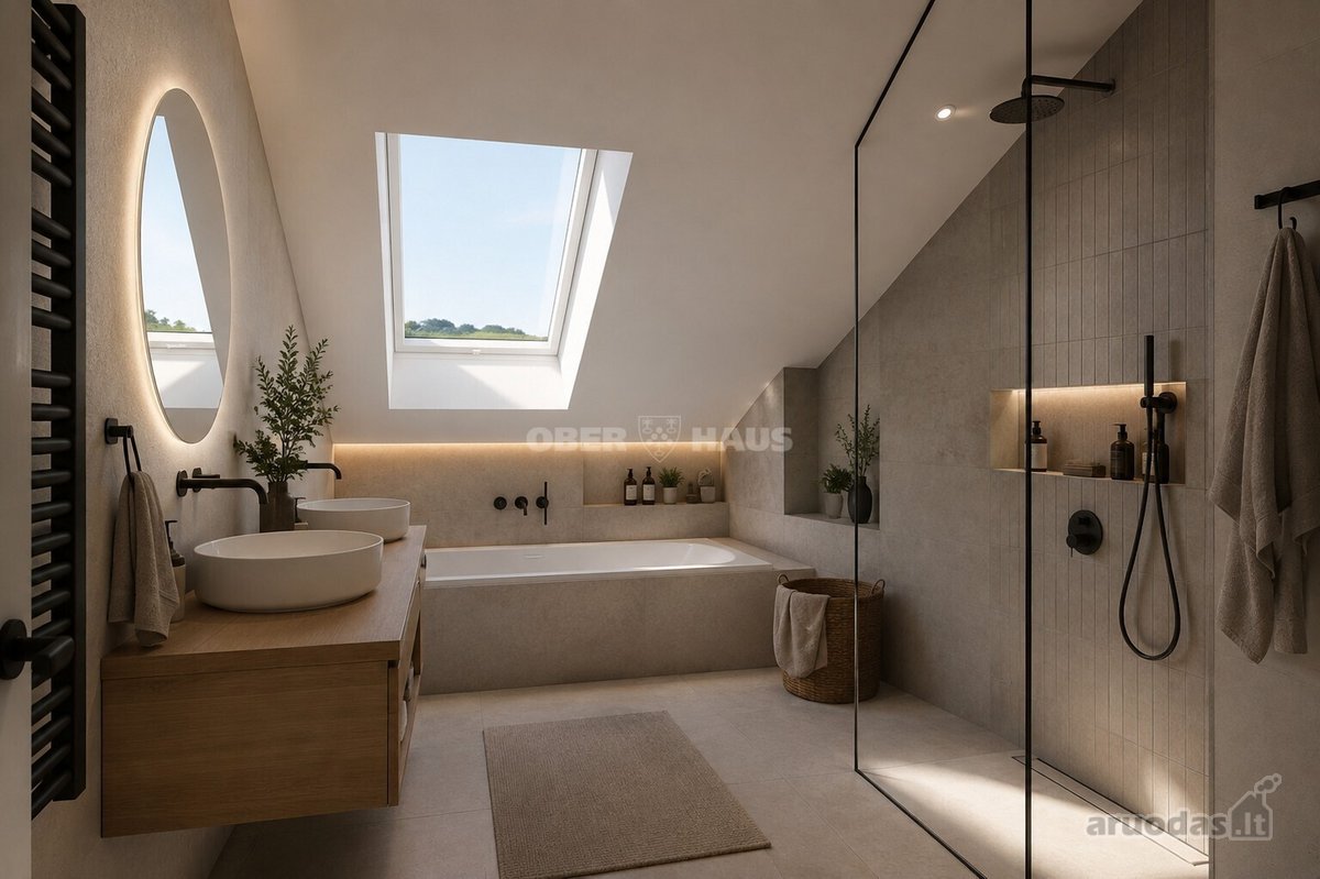 Nidos architektūros įkvėpti A++ klasės namai - nuotraukos Nr. 15