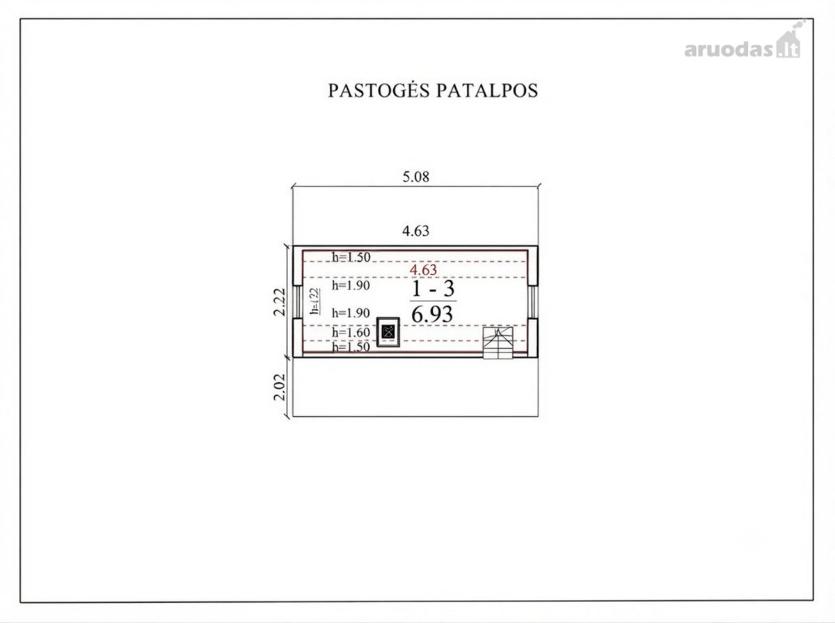 Parduodamas 23.42 Kv. M. Mūrinis Sodo Namas - nuotraukos Nr. 30