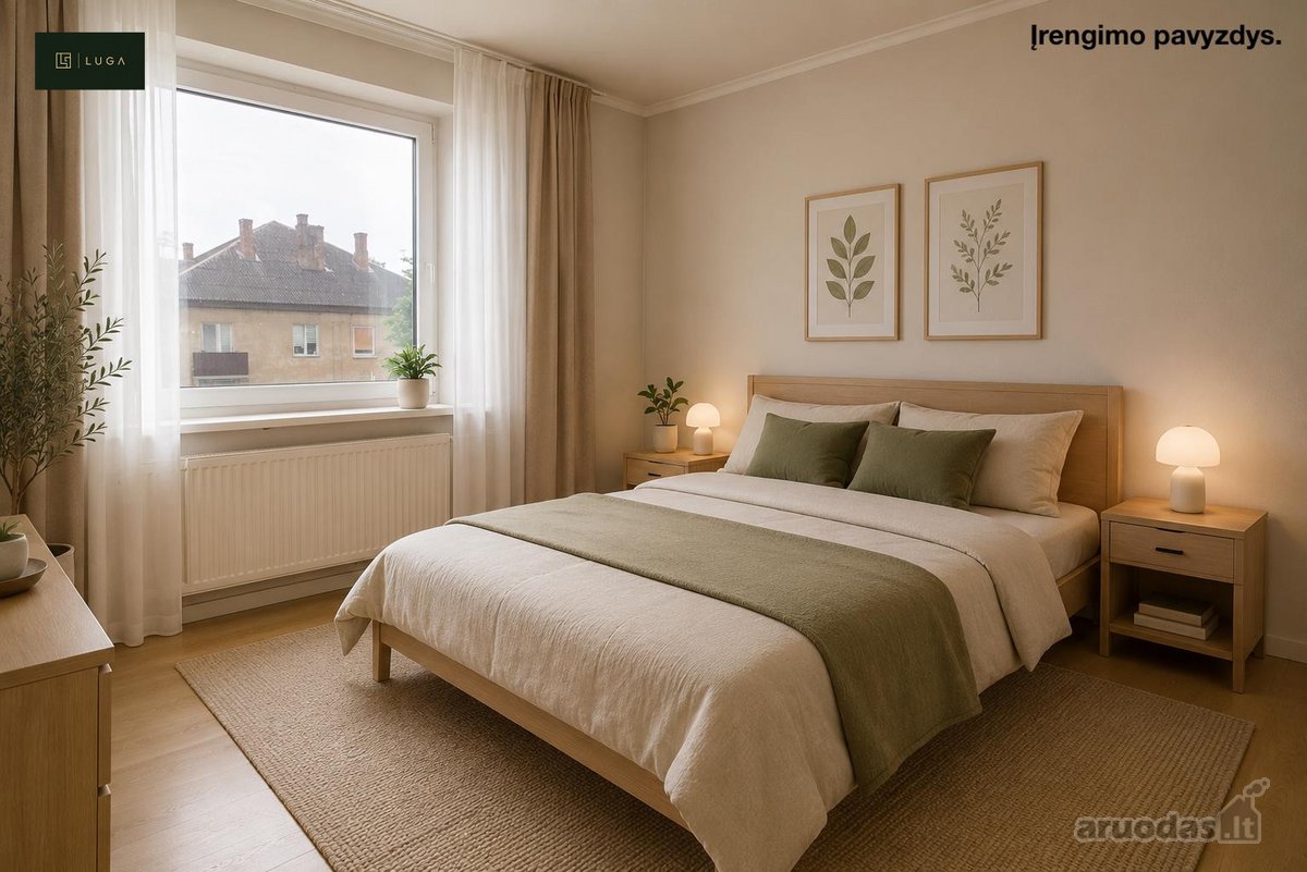 Parduodamas 60,81 m² 3 kambarių butas - nuotraukos Nr. 5