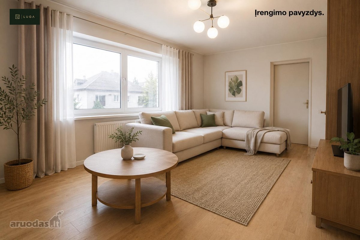 Parduodamas 60,81 m² 3 kambarių butas - nuotraukos Nr. 2