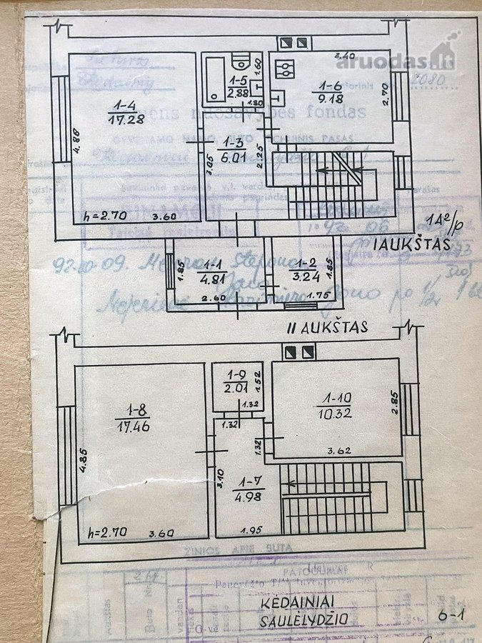 Parduodamas tvarkingas, prižiūrėtas 1974 m. - nuotraukos Nr. 20