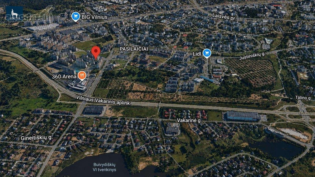 Šviesus 2 Kambarių Butas Paskutiniame Aukšte - nuotraukos Nr. 20