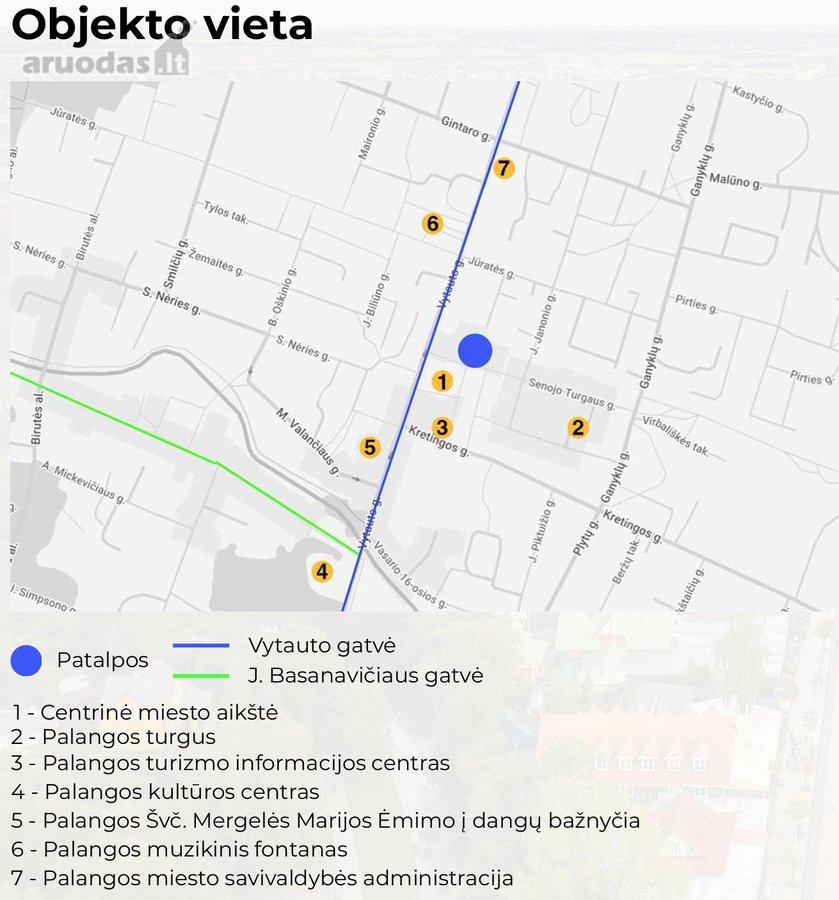 1210 m² Prekybinės Patalpos Pačiame Palangos - nuotraukos Nr. 3