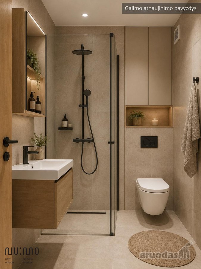 Apartamentai Vanagupėje  14 M² Terasa  ~800 - nuotraukos Nr. 5