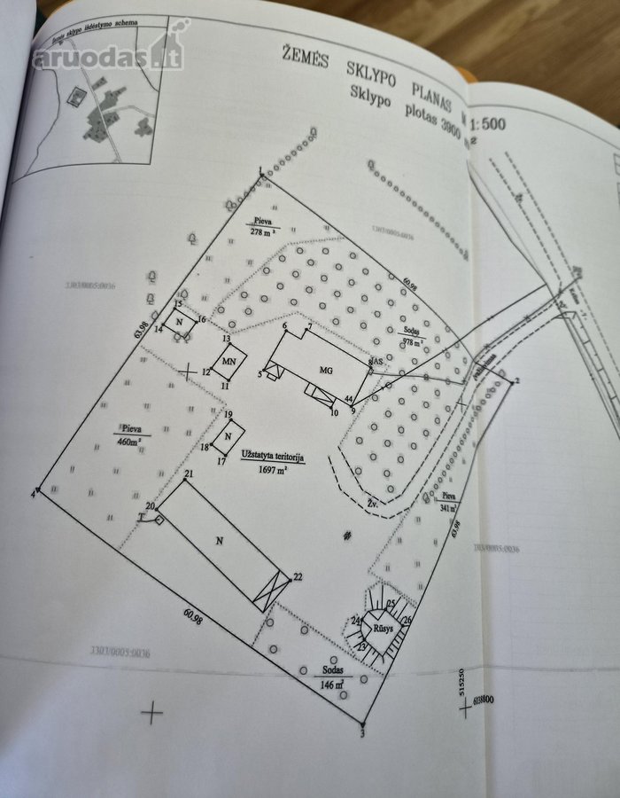 Parduodama sodyba su 5 ha sklypu – 0.39 ha - nuotraukos Nr. 22