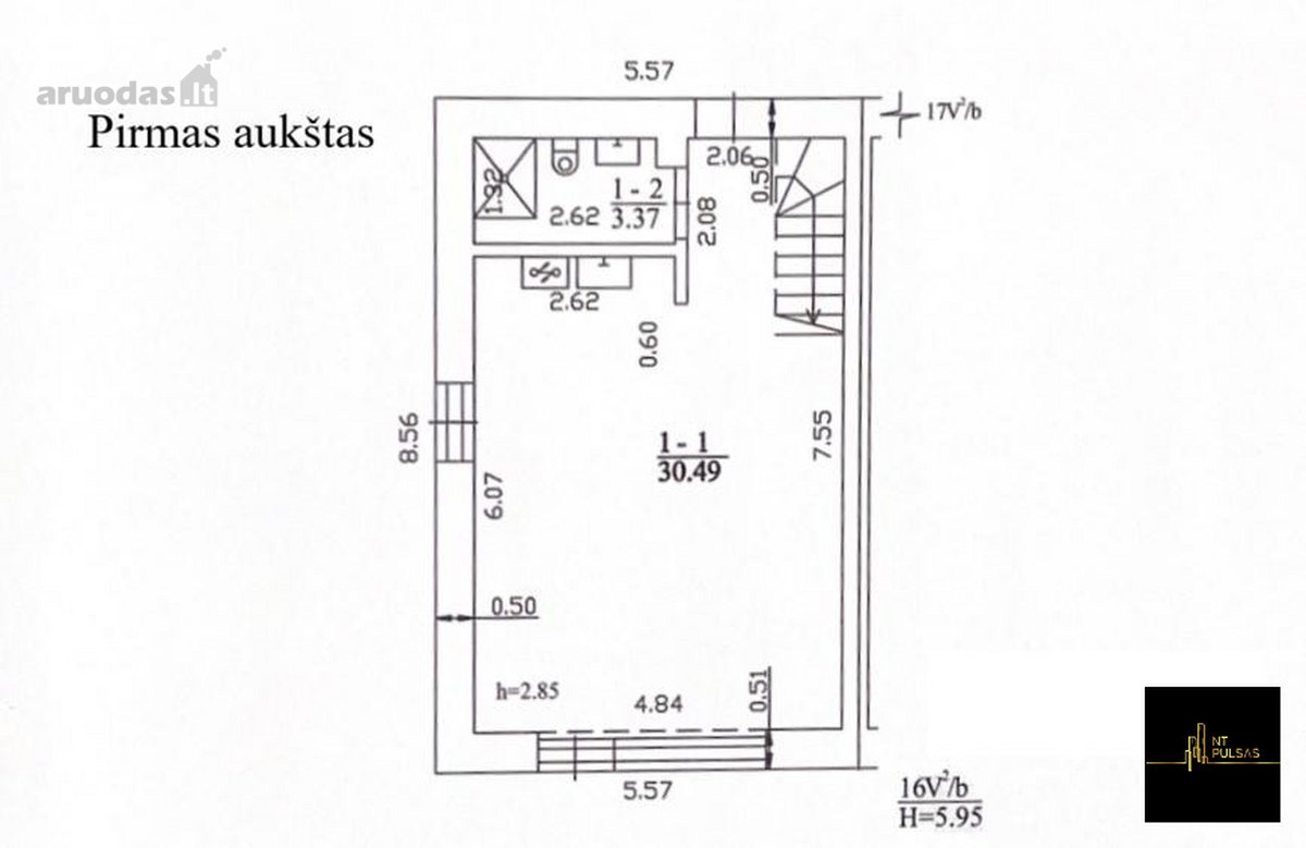Parduodamas 3 Kambarių Kotedžas Per Du - nuotraukos Nr. 56