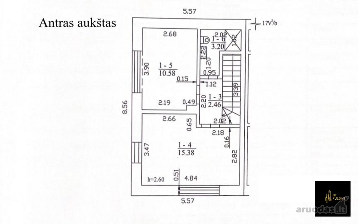 Parduodamas 3 Kambarių Kotedžas Per Du - nuotraukos Nr. 57