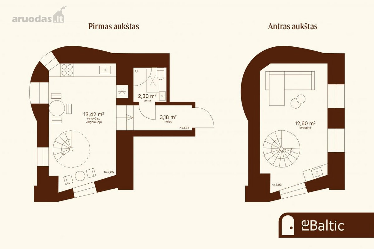 Autentiški apartamentai įsikūrę istoriniame - nuotraukos Nr. 29