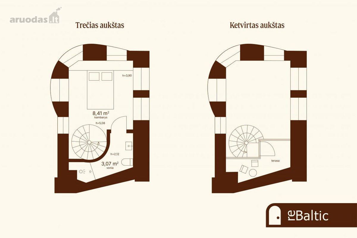 Autentiški apartamentai įsikūrę istoriniame - nuotraukos Nr. 30