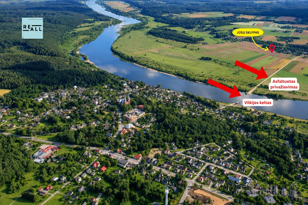 Parduodamas 1,01 Ha Namų Valdos Sklypas Šakių - nuotraukos Nr. 9