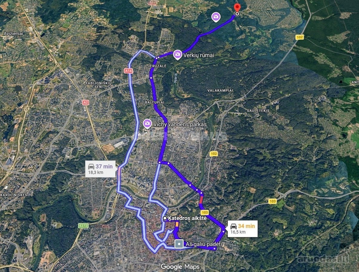Parduodamas 13,88 aro namų valdos sklypas - nuotraukos Nr. 12