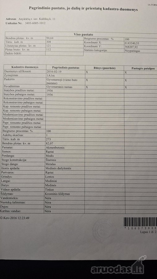 Parduodama Sodyba Anykščių Raj.kurklių Sen - nuotraukos Nr. 42