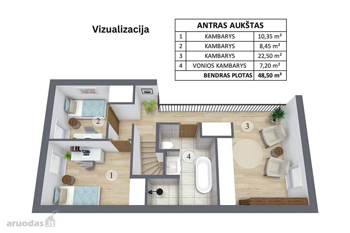 Parduodamas A Klasės Namas Vilniaus R., - nuotraukos Nr. 18