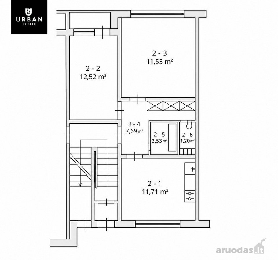 Erdvus Ir Tvarkingas 2 Kambarių Butas Alantos - nuotraukos Nr. 16