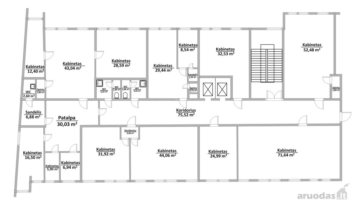 Parduodamos 634,09 M² Administracinės - nuotraukos Nr. 9