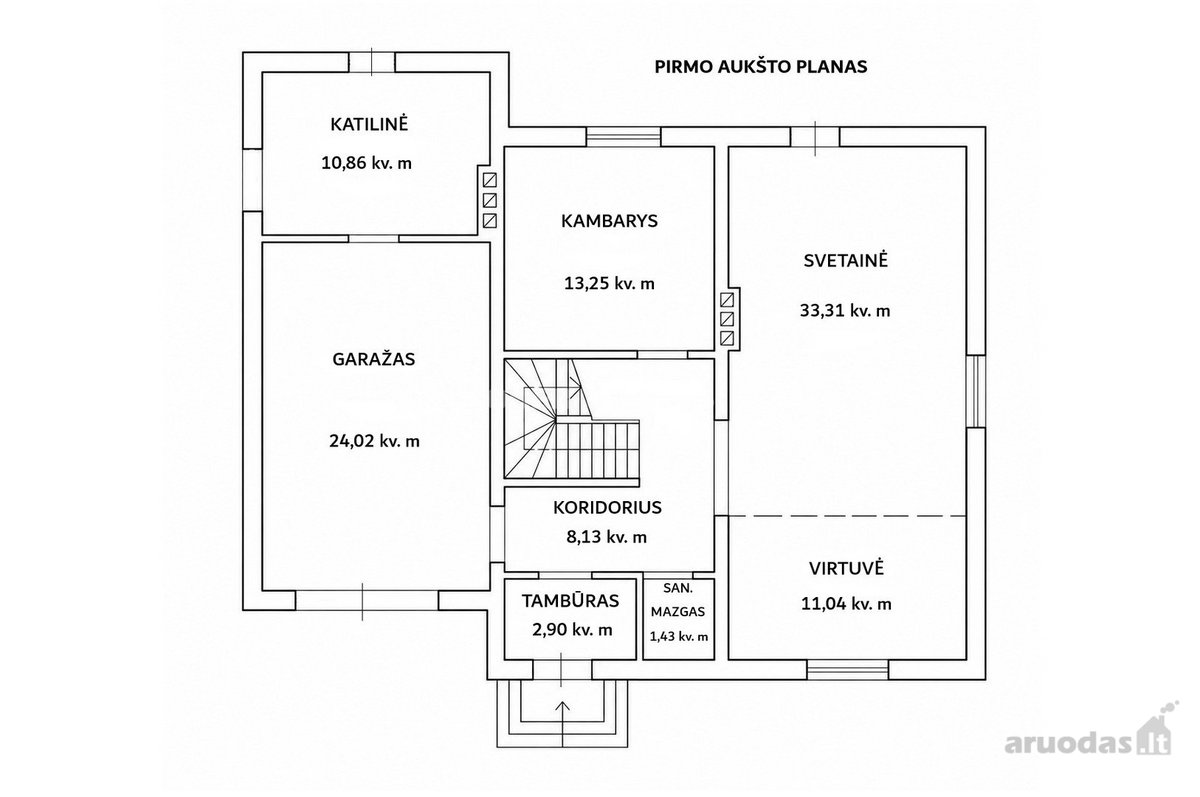Nebaigtas statyti sublokuotas namas – toliau - nuotraukos Nr. 36