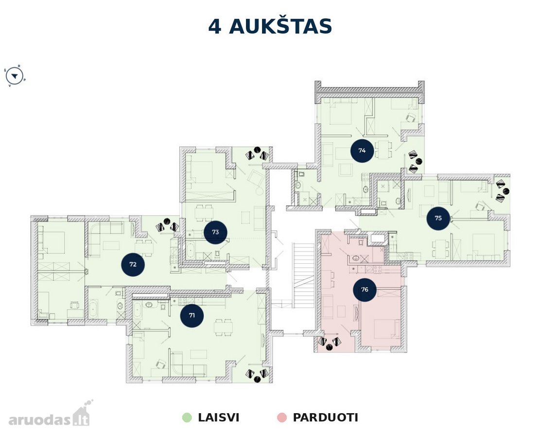 Parduodami Butai „Paparčio Žiedas“ Projekte  - nuotraukos Nr. 22