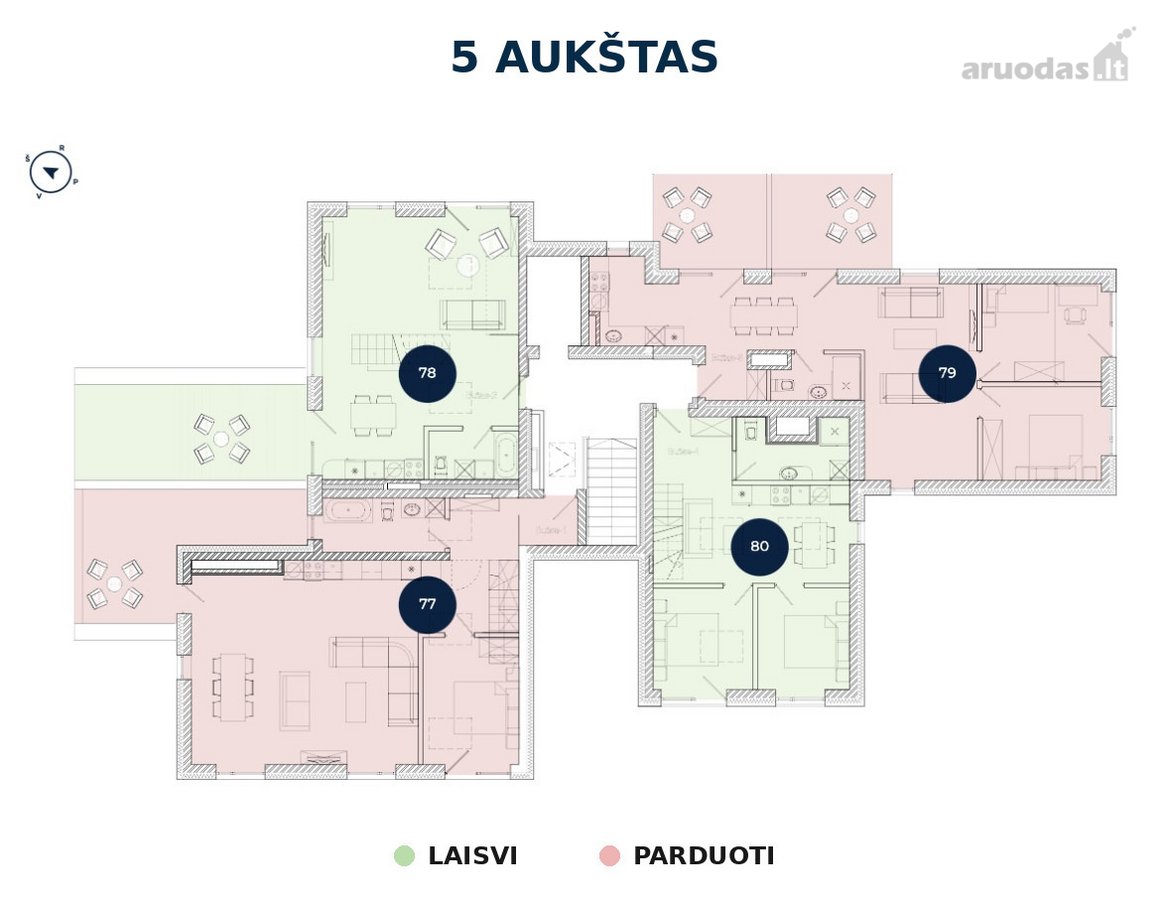 Parduodami Butai „Paparčio Žiedas“ Projekte  - nuotraukos Nr. 23