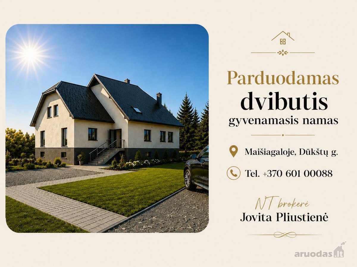 Parduodami Du Erdvūs Butai Su Daline Apdaila - nuotraukos Nr. 2