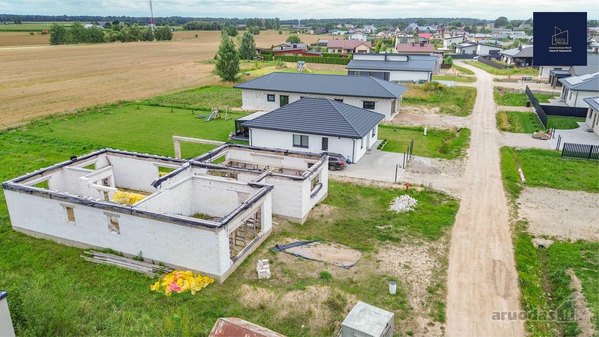 Parduodamas pradėtas statyti vieno aukšto - nuotraukos Nr. 6