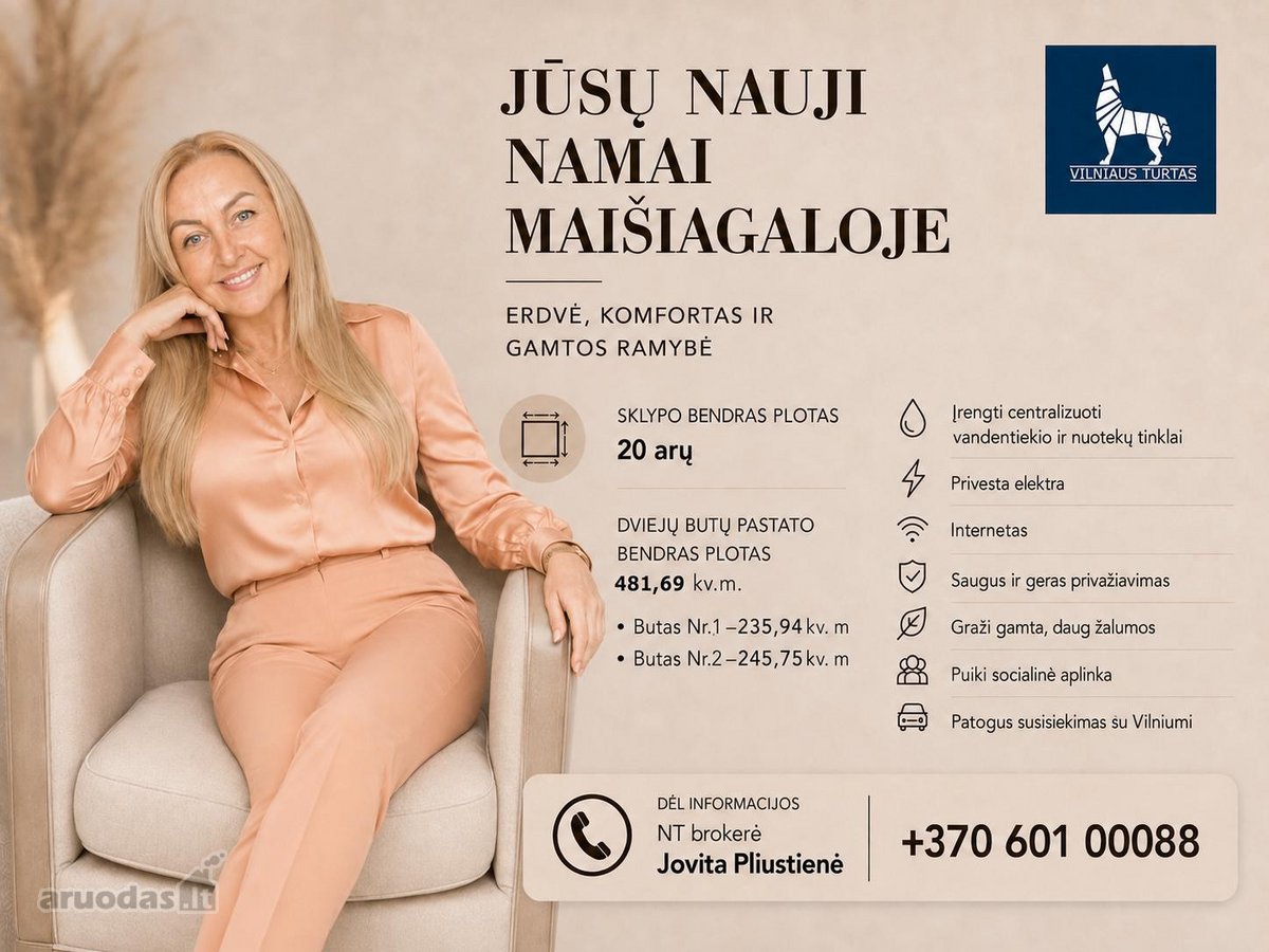 Parduodami Du Erdvūs Butai Su Daline Apdaila - nuotraukos Nr. 41