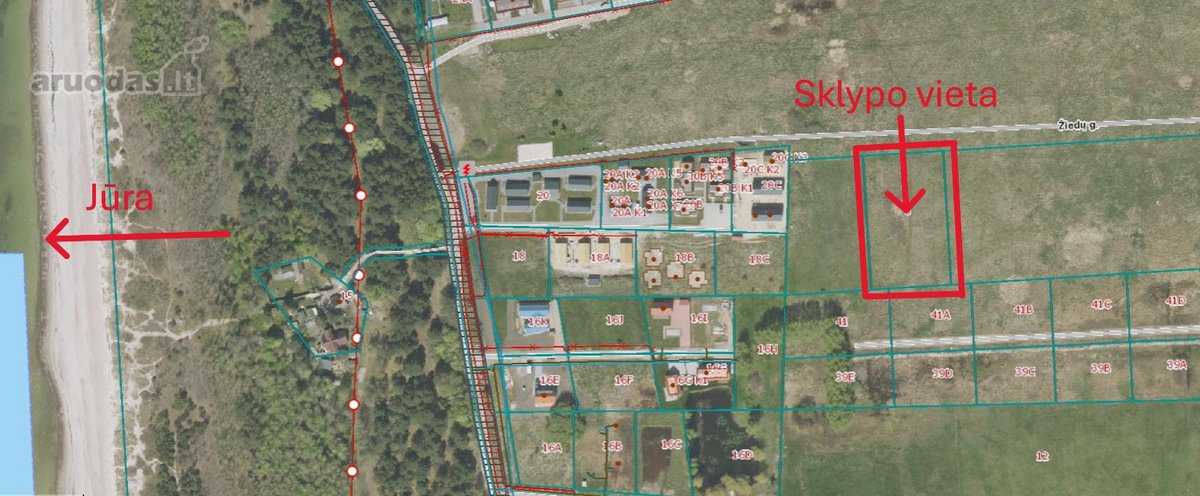 Parduodamas Išskirtinis Sklypas Prie Jūros Su - nuotraukos Nr. 3