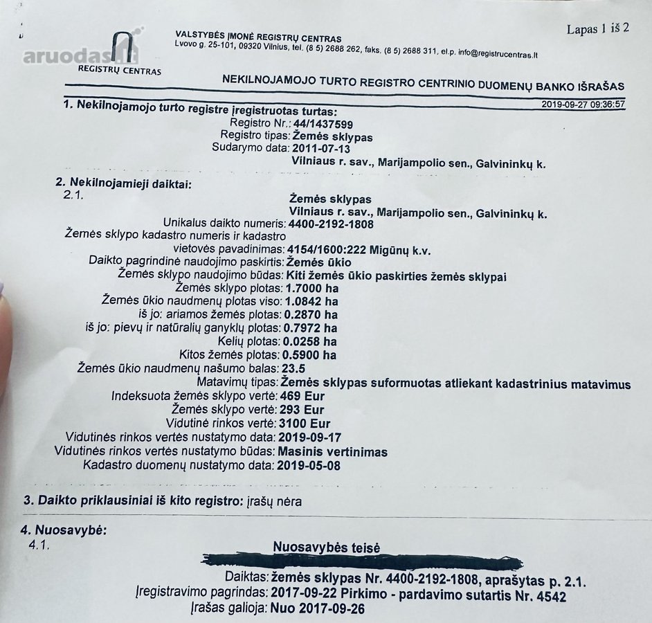 Parduodamas sklypas , šalia pagrindinio kelio - nuotraukos Nr. 4