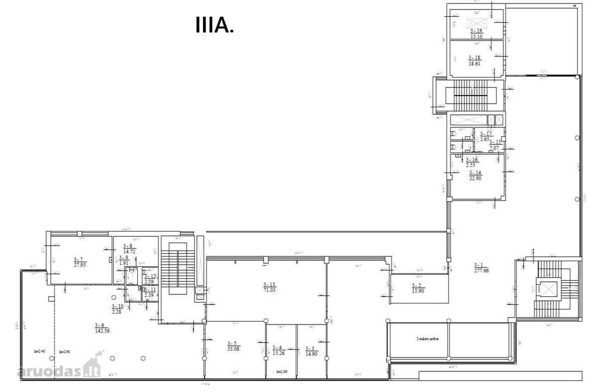 Išnuomojamos nuo 202,12 m² iki 962 m² - nuotraukos Nr. 18