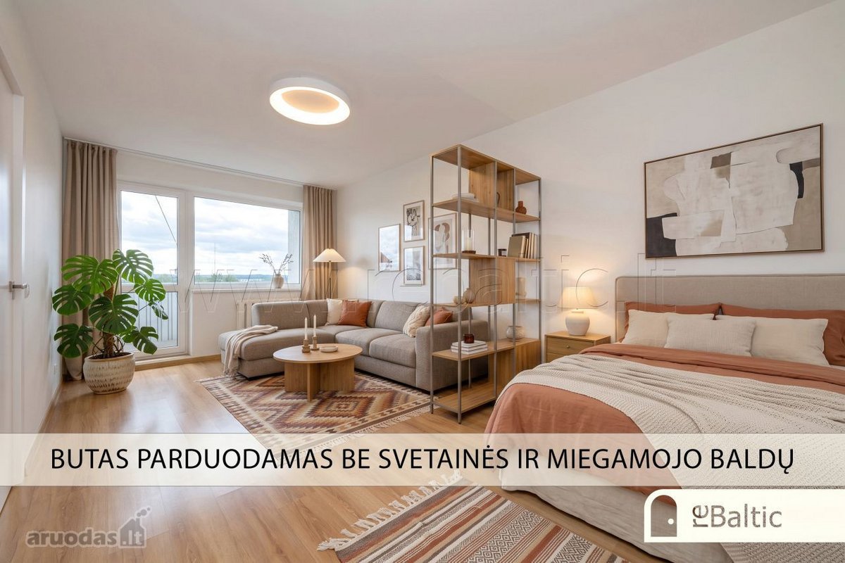 Parduodamas naujai suremontuotas 1 kambario - nuotraukos Nr. 6