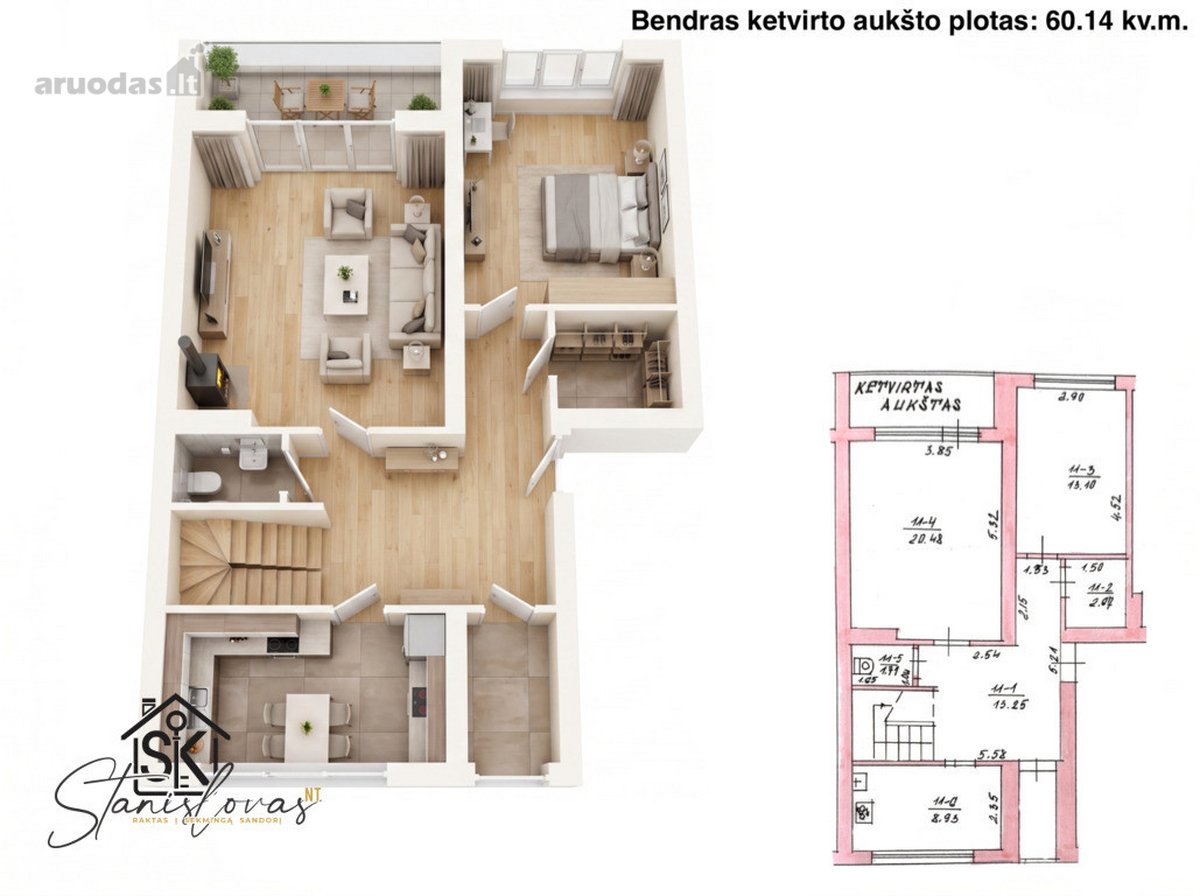 Parduodamas 4 Kambarių Butas Šilutėje, - nuotraukos Nr. 7