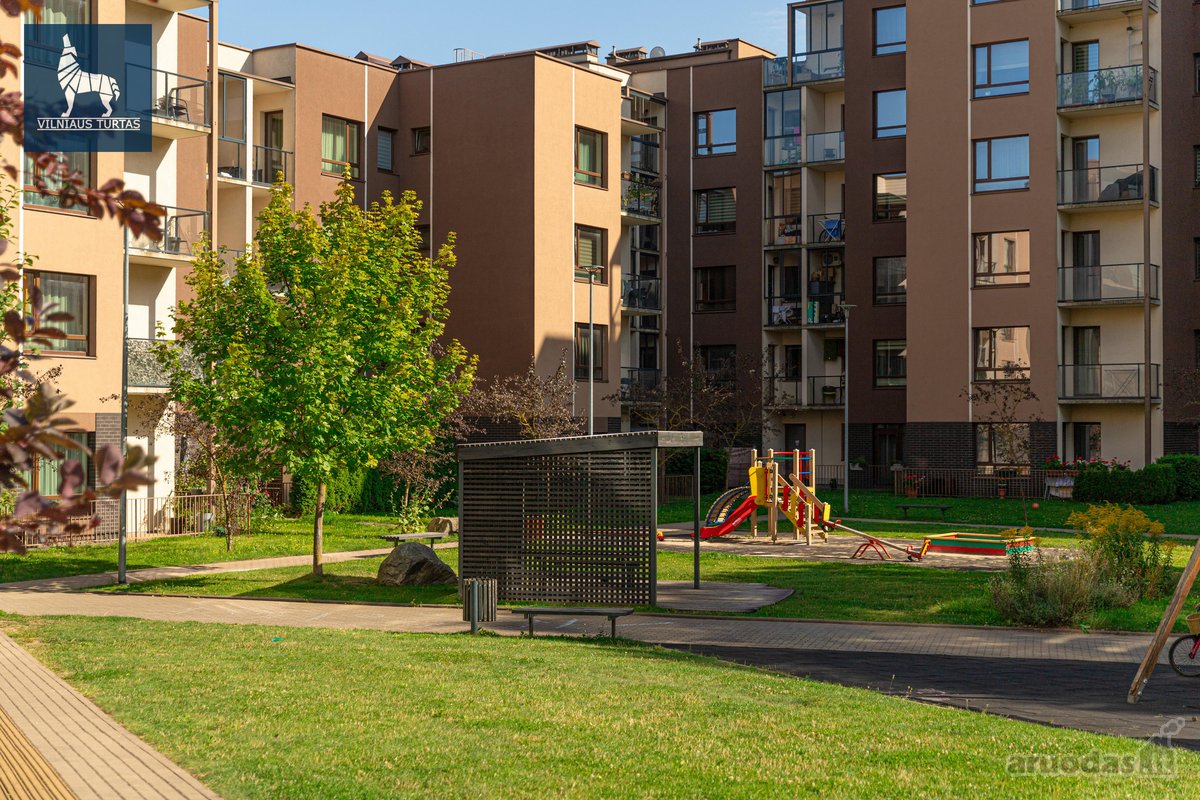 Žalias, jaukus kvartalas, erdvus balkonas ir - nuotraukos Nr. 19