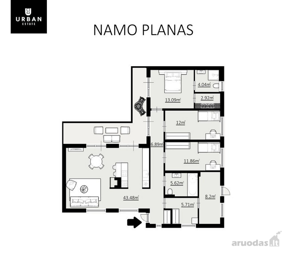 Jaukus Ir Pilnai Įrengtas Namas Vilniuje, - nuotraukos Nr. 23