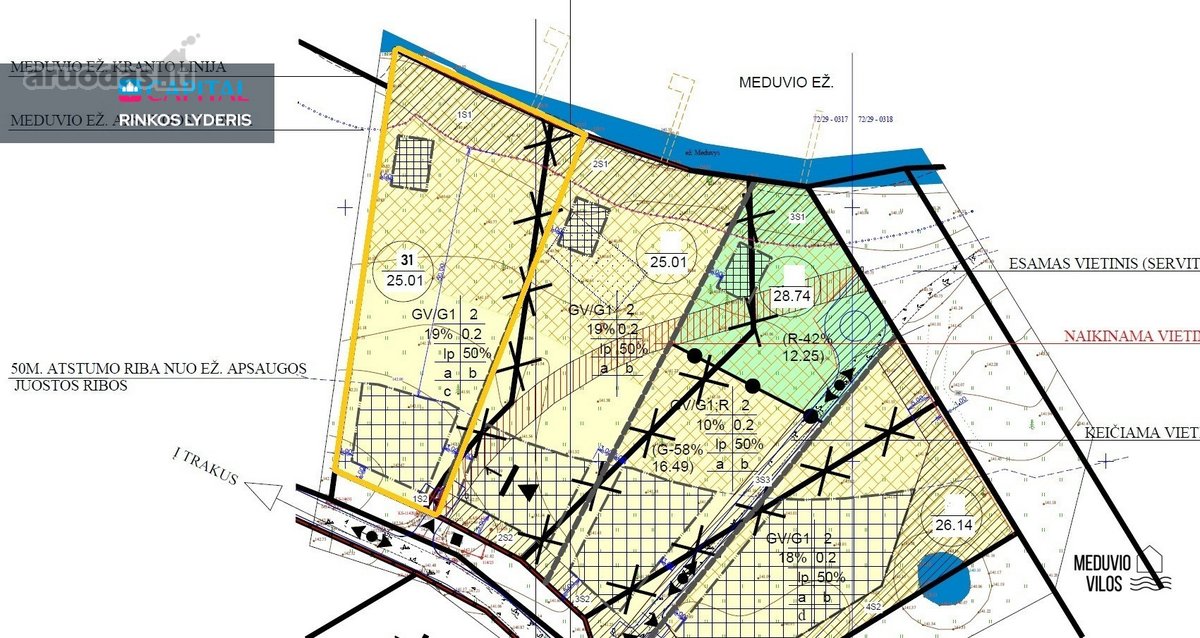 Išskirtinis namų valdos sklypas su Meduvio - nuotraukos Nr. 16
