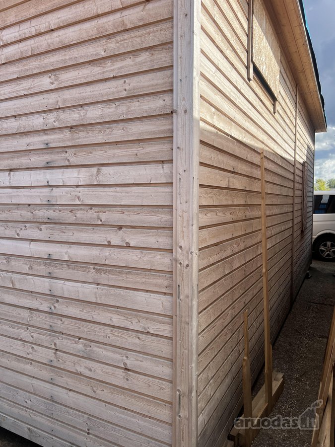 Išparduodami 3 karkasiniai nameliai 8x4 m - nuotraukos Nr. 7