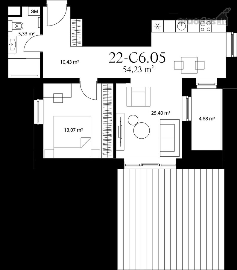 „Trinyčių rezidencija“ - modernus 5 ha - nuotraukos Nr. 17
