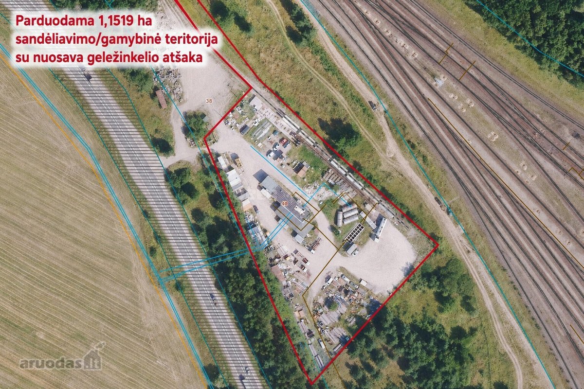 Parduodama 1,1519 ha sandėliavimo/gamybinė - nuotraukos Nr. 6