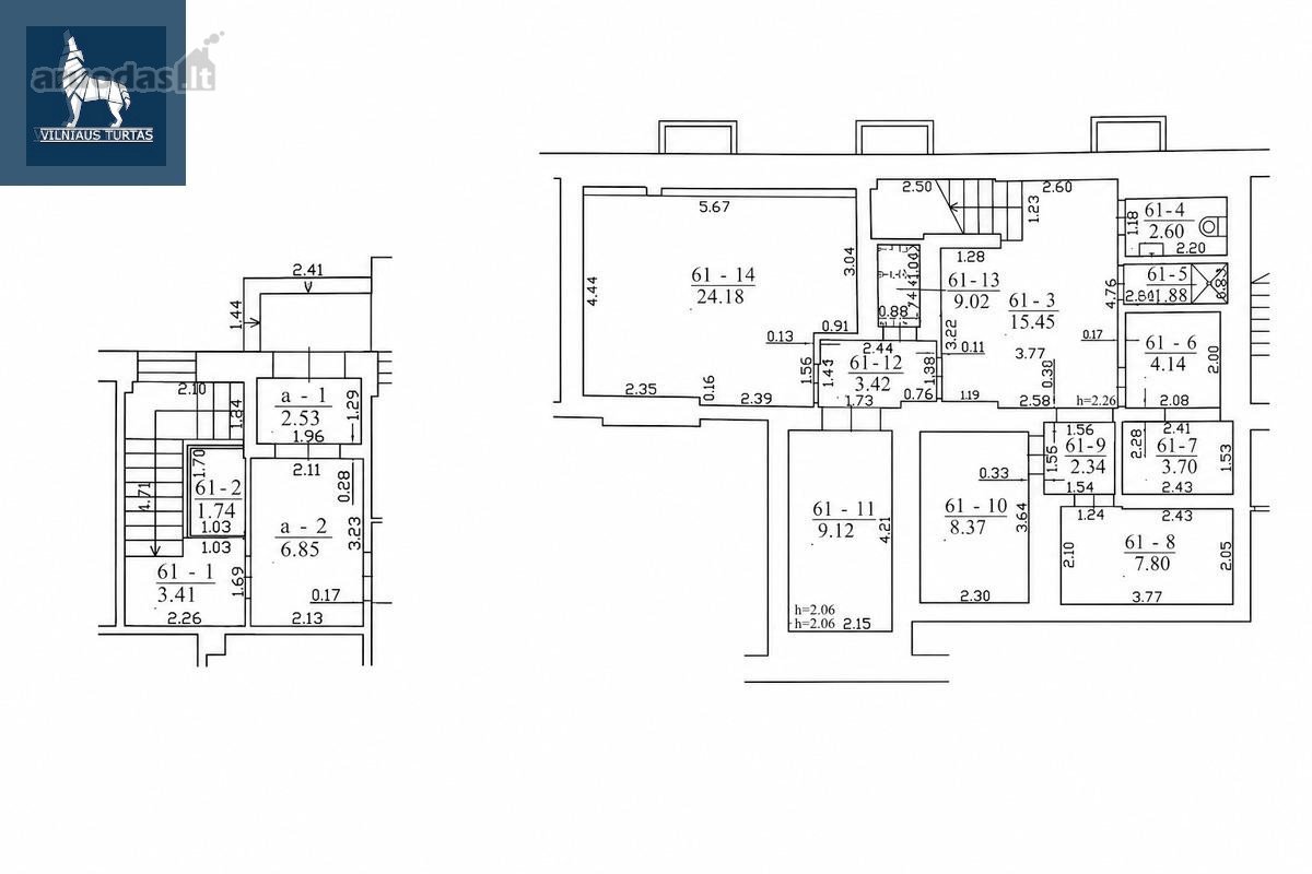 Parduodamos 89 m² patalpos Antakalnyje – - nuotraukos Nr. 7