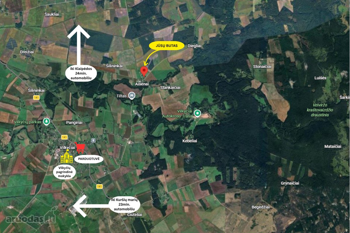 Parduodamas 2 Kambarių Butas Su Sklypais Ir - nuotraukos Nr. 25